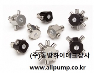 [Hamilton] 수동 고압정밀 로터리 밸브 및 핏팅