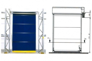 냉동/ 냉장실 고속 자동문