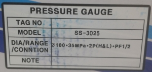 차압계(￠100*350MPa*2P(H&L)*PF1/2)