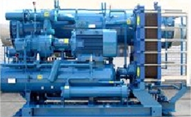 oil injected twin screw compressor