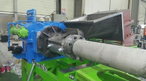 Electrical-conductive carbon fiber heater panel production line전기전도성탄소섬유히터판넬생산용 압출기라인