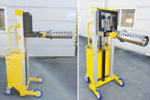 원형 물체 집게형 리프트