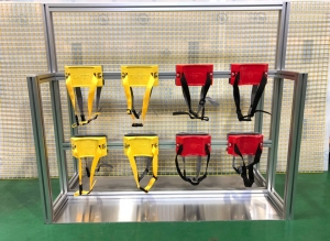 앞뒤 상하더블 일반형 4구용 가스용기 거치대