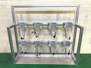 상하더블 일반형 4구용 가스용기 거치대