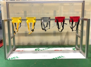 앞뒤 일반형 5구용 가스용기 거치대