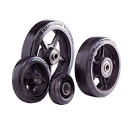 주물 고무 바퀴