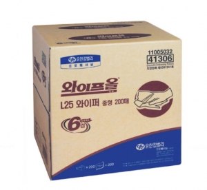 유한킴벌리 와이프올 L25 와이퍼 중형