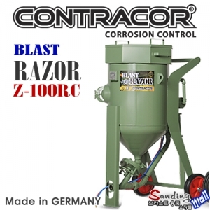 독일산 CONTRACOR 직압식 샌드블라스트 BLAST RAZOR Z-100 RC 샌딩기