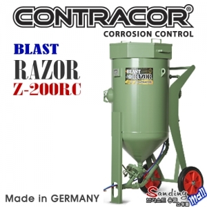 독일산 CONTRACOR 직압식 샌드블라스트 BLAST RAZOR Z-200 RC 샌딩기