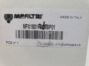RETURN FILTER ELEMENT (M.P FILTRI)