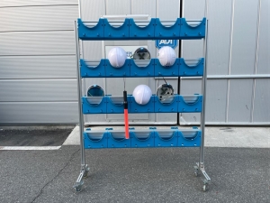 안전모걸이대 40구용, (20구 앞뒤)  안전모거치 보관