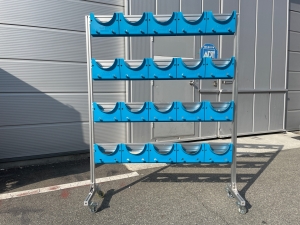 안전모걸이대 20구용,  안전모거치 보관