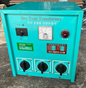 중고 5KVA 건식다운도란스/공업용전압조정기