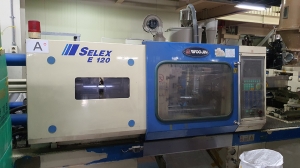 우진 120톤 (E 120) 사출기 중고사출기 사출성형기 하이브리드사출기