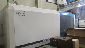 우진 하이브리드 380톤 (TB 380S) 사출기 중고사출기 사출성형기 하이브리드사출기