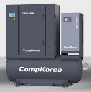 오일 인젝션 스크류 콤프레샤