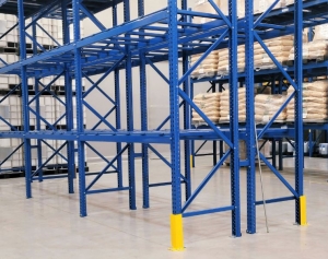 파렛트랙 프레임 보호가드 설치