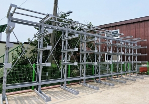 자재 적재용 암랙 제작 설치