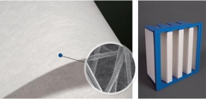 HVAC filter media