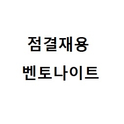 점결재용 벤토나이트