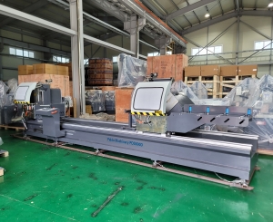 CNC 써보타입 양면재단기 PDS600D 알루미늄 양날 톱기계