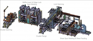 Muffler Box Assembly Line